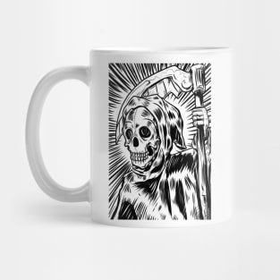 Grim Reaper Tattoo Tarot Card Mug